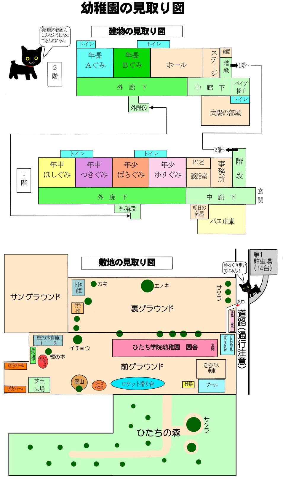 幼稚園の見取り図